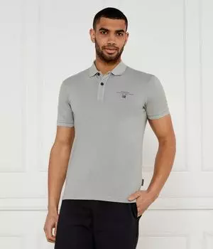 Рубашка поло Regular fit Napapijri, серый