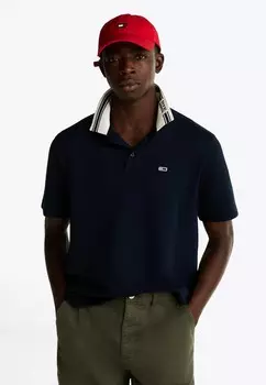 Рубашка поло REGULAR FIT TIPPED COLLAR Tommy Jeans, темно-синий