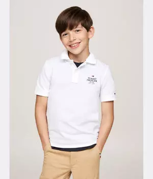 Рубашка поло Regular fit Tommy Hilfiger, белый