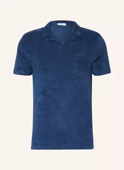 Рубашка поло REISS Frottee CAICOS, синий