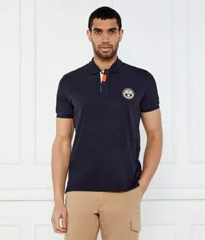 Рубашка поло Relaxed fit Napapijri, синий