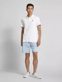 Рубашка поло с этикеткой Lacoste, кремовый