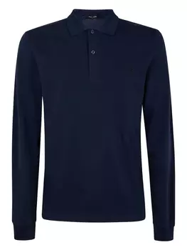 Рубашка поло с вышитым логотипом Fred Perry, синий