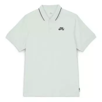 Рубашка поло sb dri-fit adv short-sleeve skate polo 'federation agnostic' Nike, зеленый