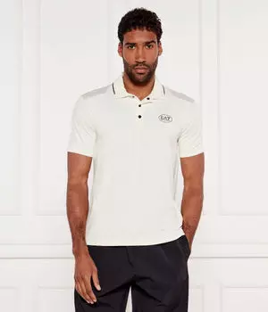 Рубашка поло Slim fit Ea7, белый