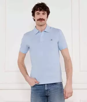 Рубашка поло Slim fit Gant, синий