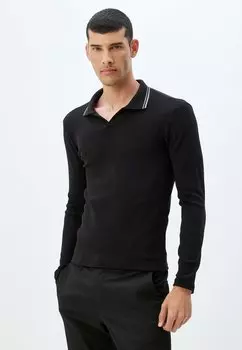 Рубашка поло SLIM FIT Koton, черный
