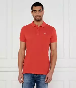 Рубашка поло Slim fit Tommy Jeans, красный