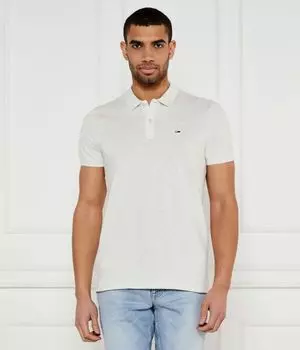 Рубашка поло Slim fit Tommy Jeans, серый