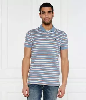 Рубашка поло Slim fit Tommy Jeans, синий
