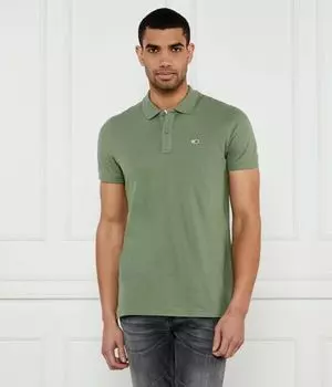 Рубашка поло Slim fit Tommy Jeans, зеленый