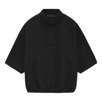 Рубашка поло ss24 3/4 sleeve polo shirt 'black' Fear Of God Essentials, черный