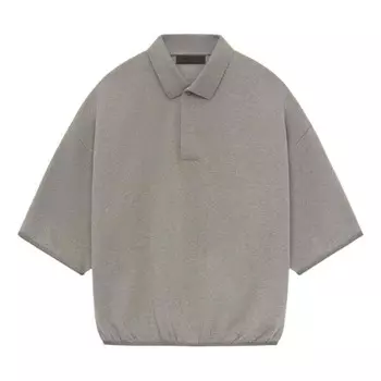 Рубашка поло ss24 3/4 sleeve polo shirt 'heather grey' Fear Of God Essentials, серый