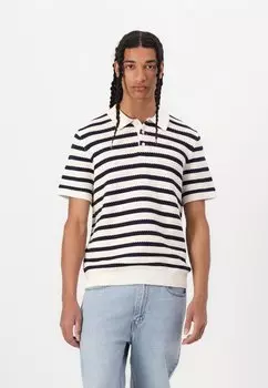 Рубашка поло STRIPE GAP, белый