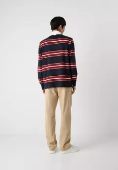 Рубашка поло STRIPED HEAVY RUGGER GANT, темно-синий