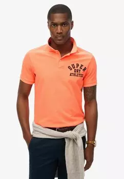 Рубашка поло Superdry, оранжевый