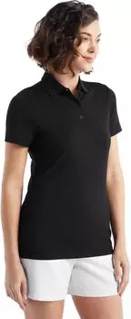 Рубашка-поло Tech Lite II Short Sleeve Polo Icebreaker, черный