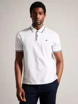 Рубашка-поло Ted Baker Dynam, белая