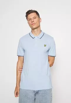Рубашка-поло TIPPED Lyle & Scott, светло-синий/темно-синий