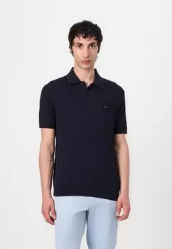 Рубашка поло Tommy Hilfiger, темно-синий