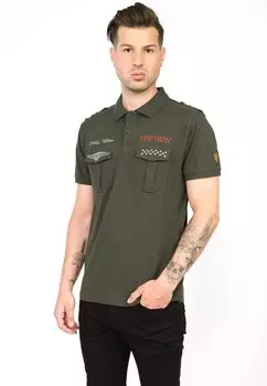 Рубашка поло TOP GUN, оливковый