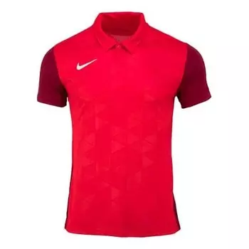 Рубашка поло trophy iv polo shirt 'red' Nike, красный