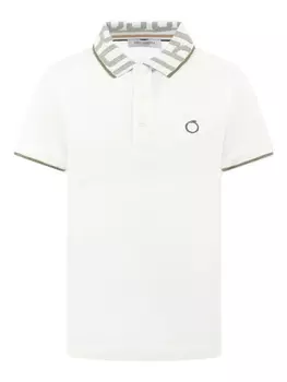 Рубашка-поло TRUSSARDI JUNIOR из хлопка, белый