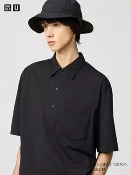 Рубашка поло Uniqlo, черный