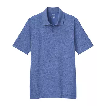 Рубашка-поло Uniqlo Dry-Ex, синий