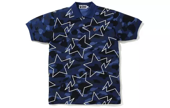 Рубашка поло унисекс A Bathing Ape, фиолетовый