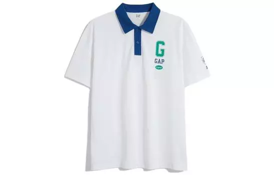 Рубашка поло унисекс GAP, белый