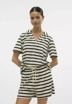 Рубашка поло VMEMELI Vero Moda, белый