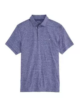 Рубашка поло в полоску Bradley Vineyard Vines, синий