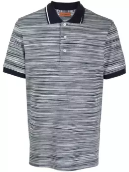 Рубашка поло в полоску Missoni, синий