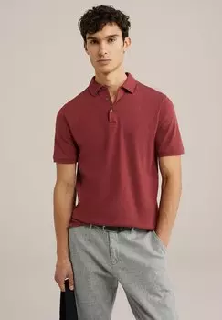 Рубашка поло WE Fashion, винно-красный