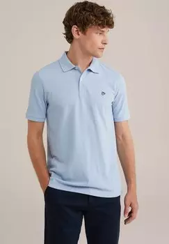 Рубашка поло WITH STRUCTURE WE Fashion, цвет Pastel Blue