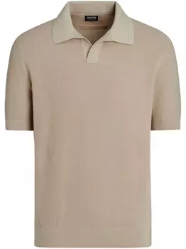 Рубашка поло Zegna, бежевый