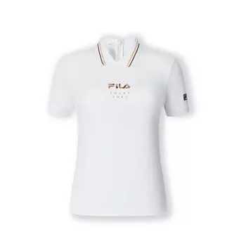 Рубашка поло женская белая Fila