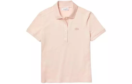 Рубашка поло женская розовая Lacoste