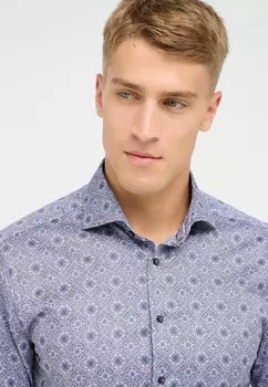 Рубашка PRINT SLIM FIT Eterna, синий