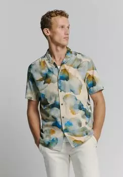 Рубашка PRINTED NO EXCESS, синий