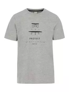 Рубашка Protest, цвет dark grey melee