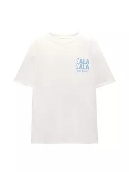 Рубашка Pull&Bear, белый