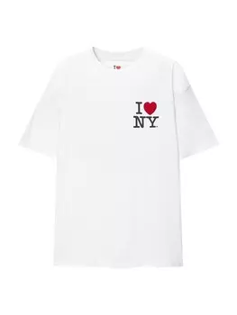 Рубашка Pull&Bear, белый