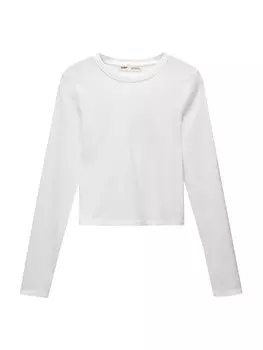 Рубашка Pull&Bear, белый