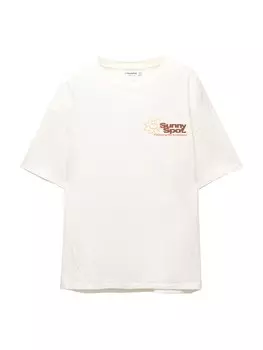 Рубашка Pull&Bear, белый