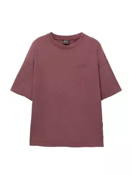 Рубашка Pull&Bear, бордовый