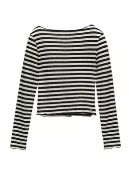 Рубашка Pull&Bear, черный