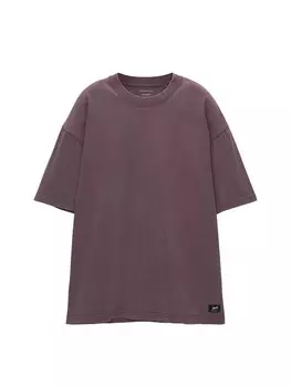 Рубашка Pull&Bear, цвет Blackberry