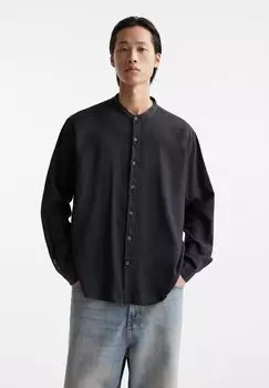 Рубашка PULL&BEAR, цвет dark grey